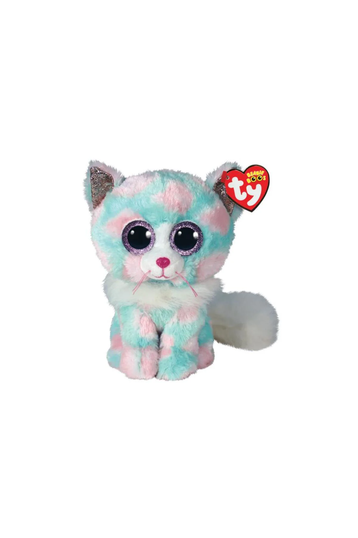 Ty Beanie Boos Regular Opal Cat Pastel