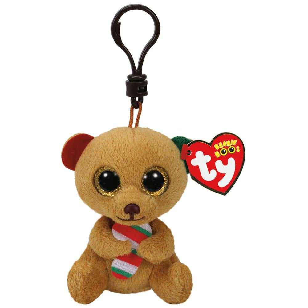 TY Bella - Brown Bear W/Candy Cane Peluş Anahtarlık Fiyatı, Yorumları ve Özellikleri