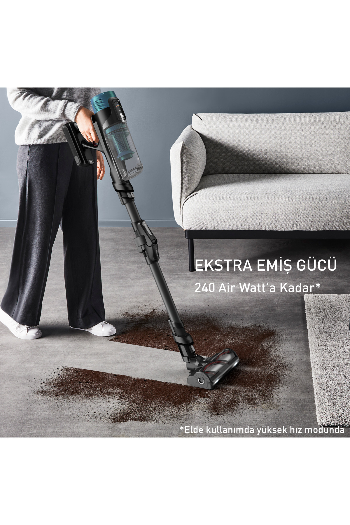 TY9BC1 X-Force Flex 14.80 240 Air Watt Kablosuz Şarjlı Dikey Süpü