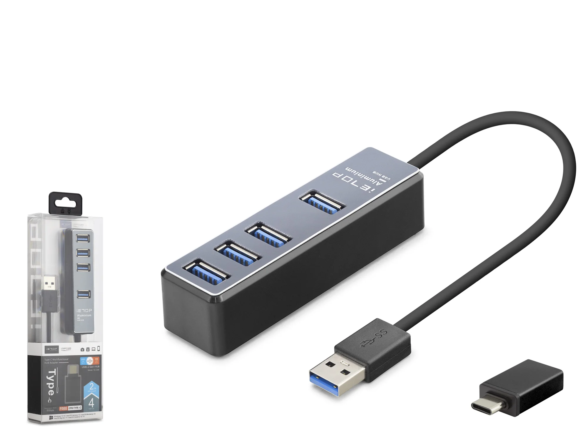 Type-c 3.1 Gen1 Hub 4 Port 5 Gbps TU309 Type-c 3.1 Gen1 Hub 4 Port 5 Gbps TU309