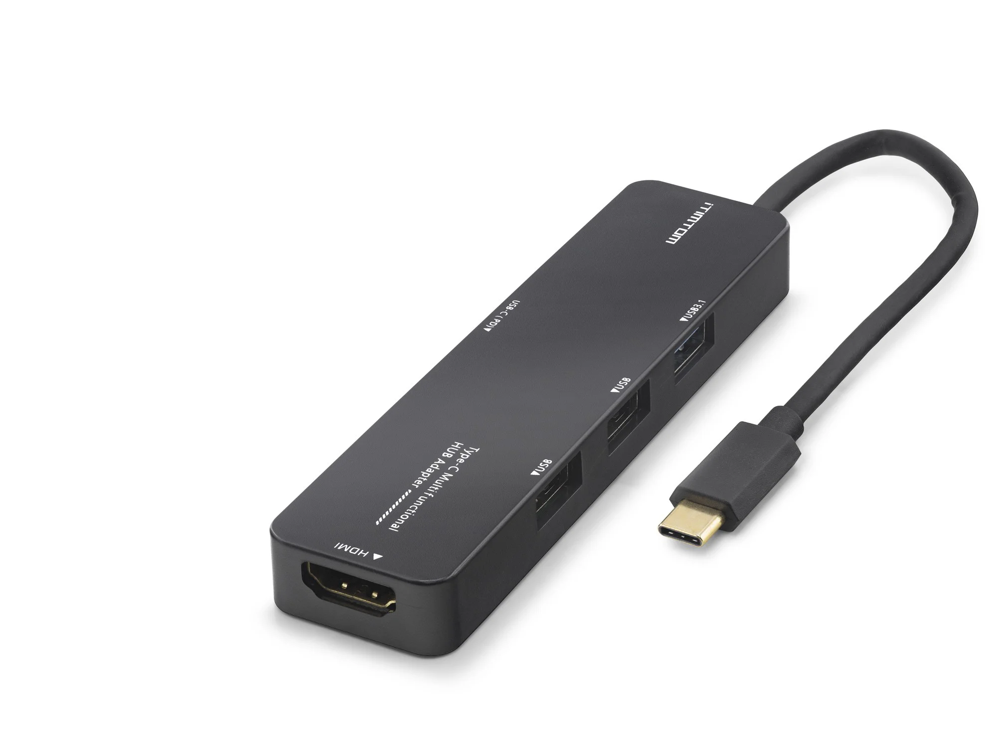 Type-c 3.2 Gen1 Hub Pd Hdmı 4K 5 Port 5 Gbps Siyah TUH305