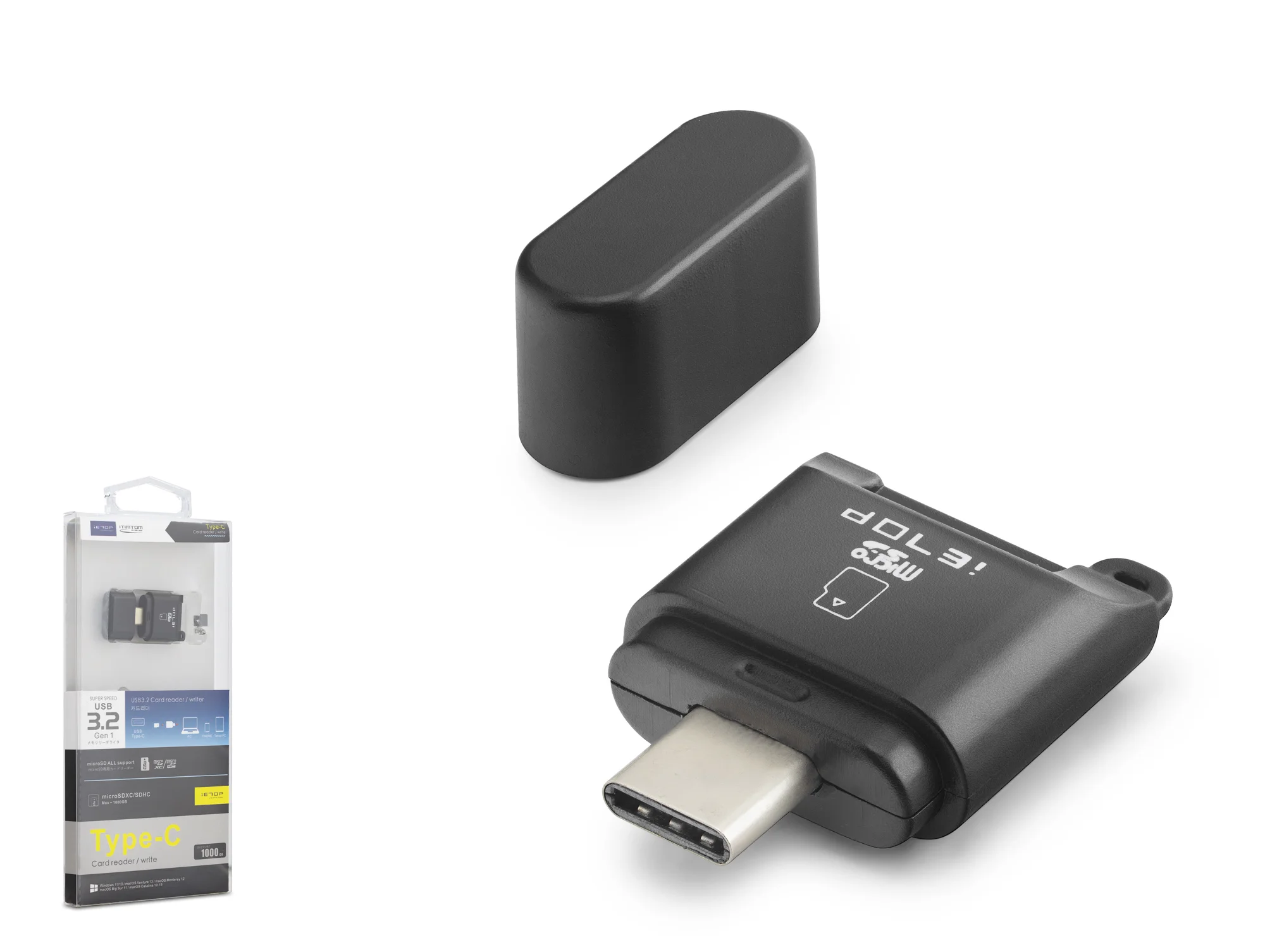 Type-c 3.2 Gen1 Kart Okuyucu Microsd 5 Gbps Siyah TC302 Fiyatı, Yorumları ve Özellikleri