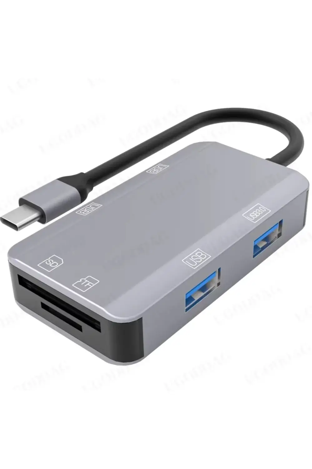 Type C 4xUsb 3.0 - Microsd Sd Kart Okuyucu