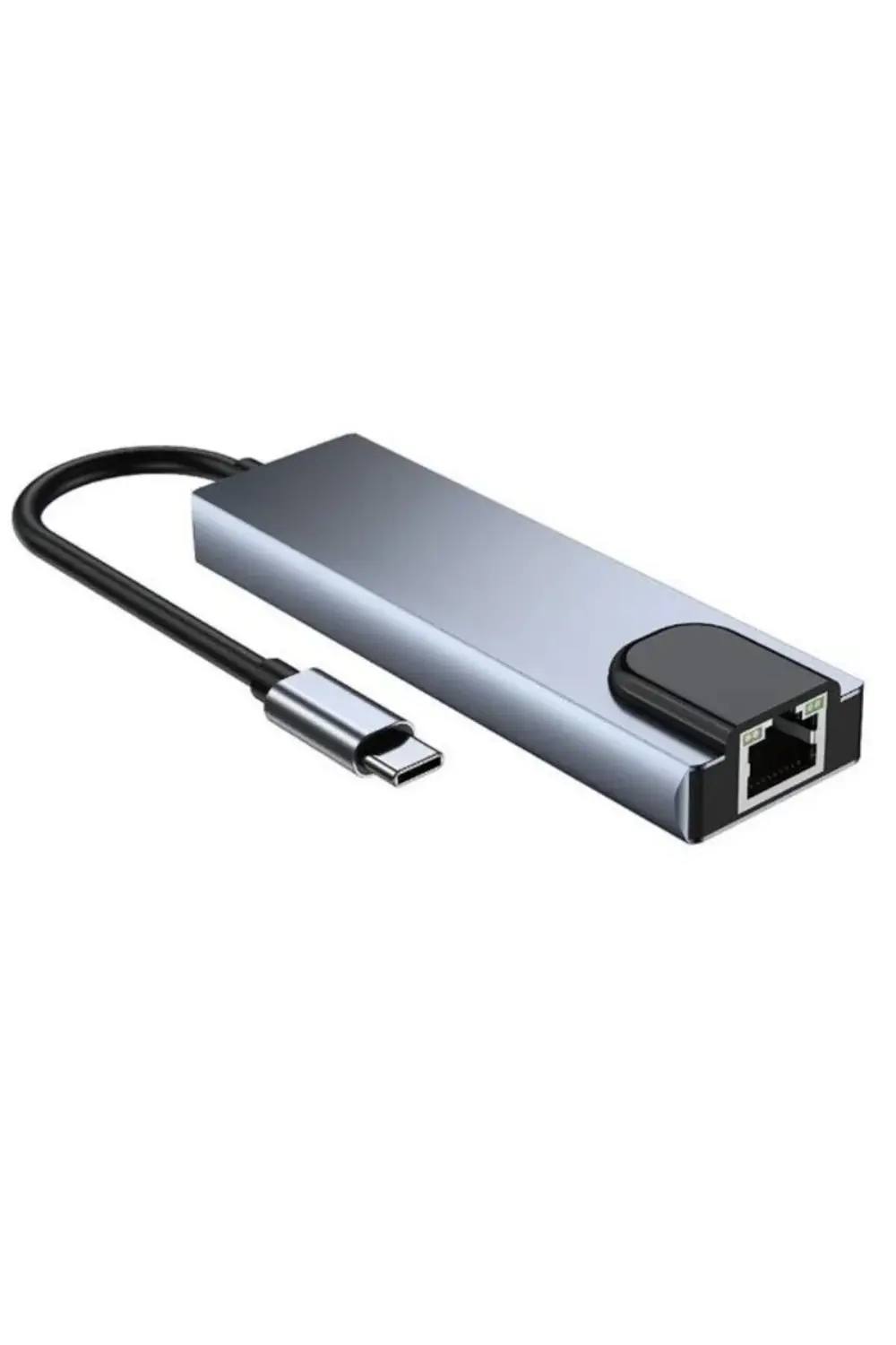 Type-C 5-in-1 Çoklayıcı 4K HDMI + USB 3.0*2 + Ethernet Girişli Hu