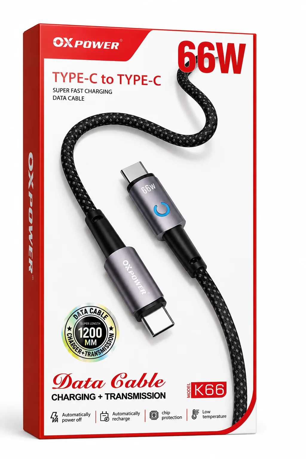 Type-C 66W Şarj Kablosu – Hızlı Şarj USB-C Kablo