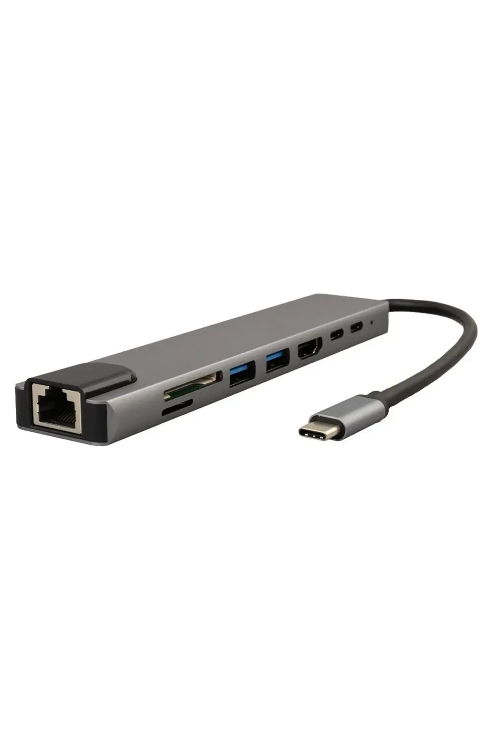 Type-C 8in1 HDMI Çok Fonksiyonlu USB 3.0 Dock Station (Macbook -