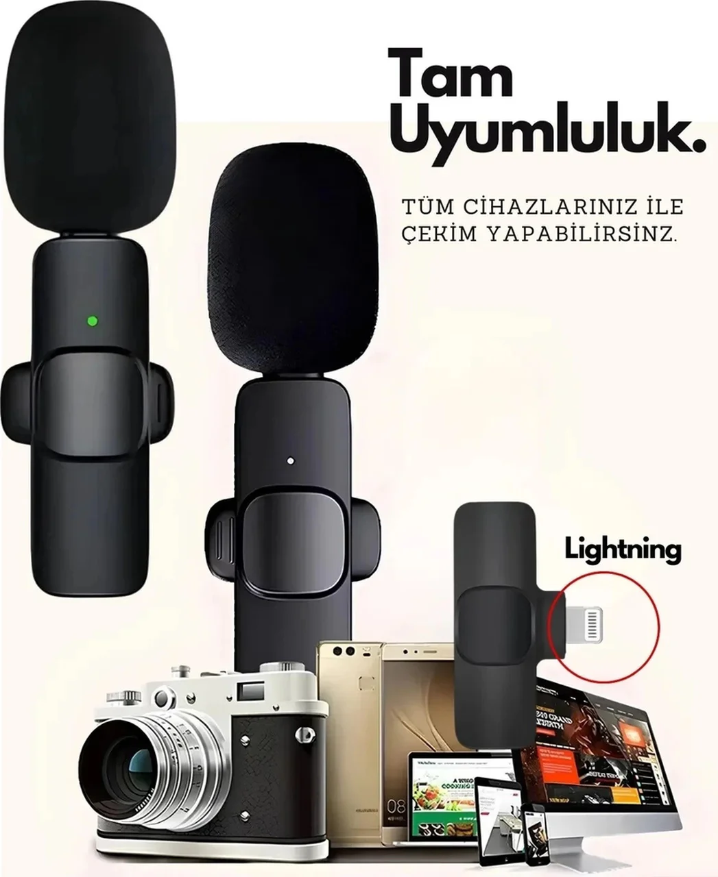 Type-c Çiftli Kablosuz Yaka Mikrofon Seti Telefon Vlog Canlı Yayı Type-c Çiftli Kablosuz Yaka Mikrofon Seti Telefon Vlog Canlı Yayı