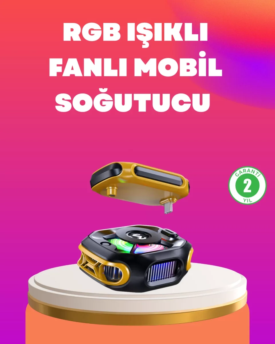 Type-C Girişli AI Modlu Yüksek Performanslı Telefon Soğutucu - Lisinya