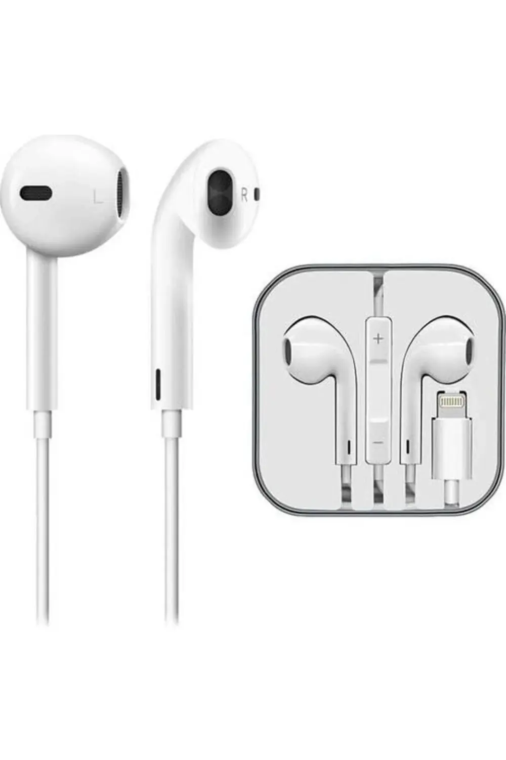 Type C Girişli Streo Kablolu Kulaklık Beyaz