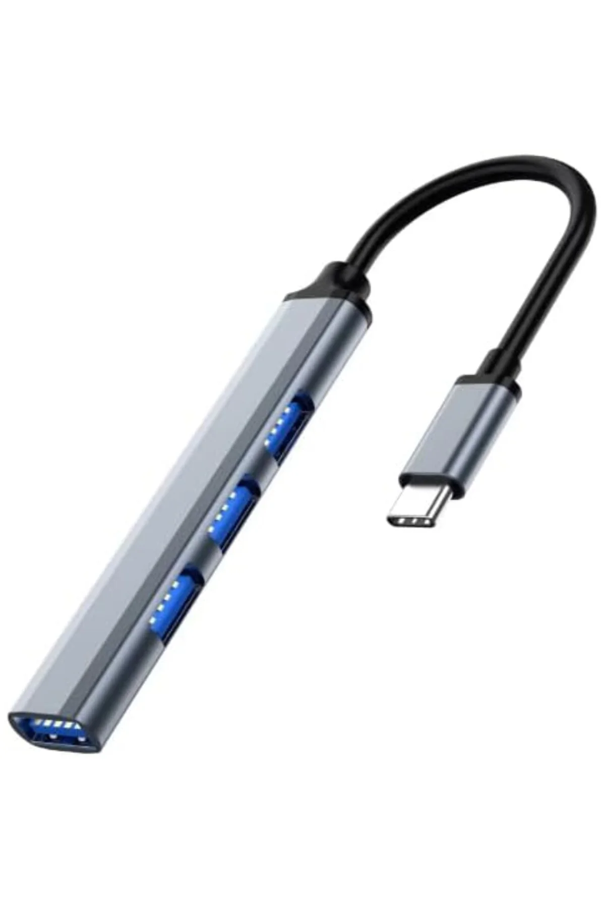 Type-C Girişli USB Çoğaltıcı 4 Hub Çevirici Çoklayıcı - 4 Portlu USB 3.0 Macbook