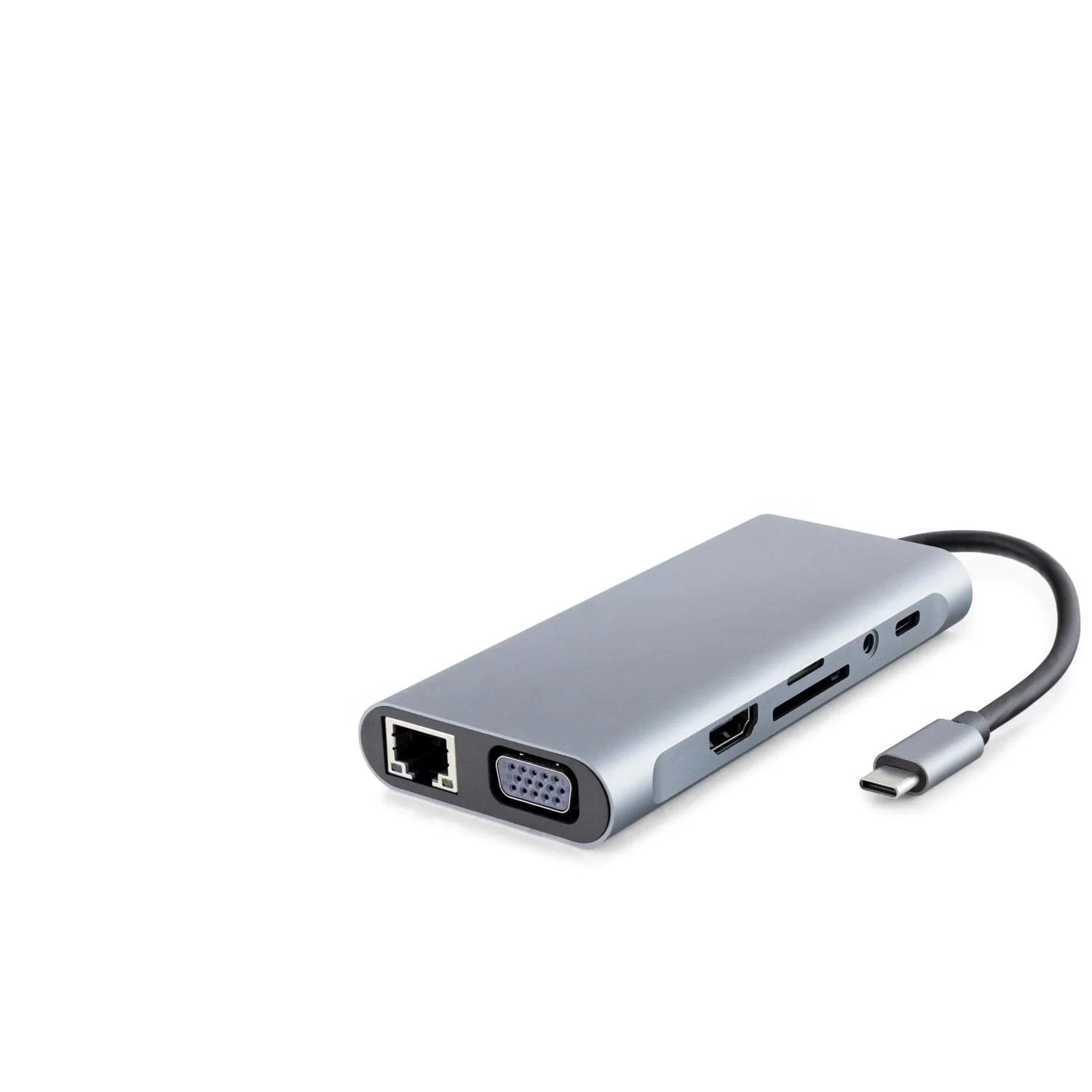 Type-C Hdtv Hdmı + Type-C + 4 * Usb3.0 + Vga + Audıo + Lan + Tf + Sd 11 In 1 Gri HDX7830 Type-C Hdtv Hdmı + Type-C + 4 * Usb3.0 + Vga + Audıo + Lan + Tf + Sd 11 In 1 Gri HDX7830