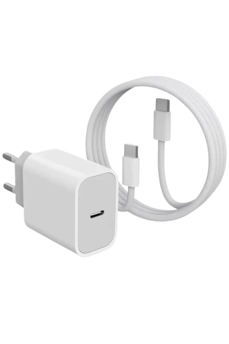 Type-C Hızlı Şarj Özellikli Cihazı USB-C Kablo Dahil