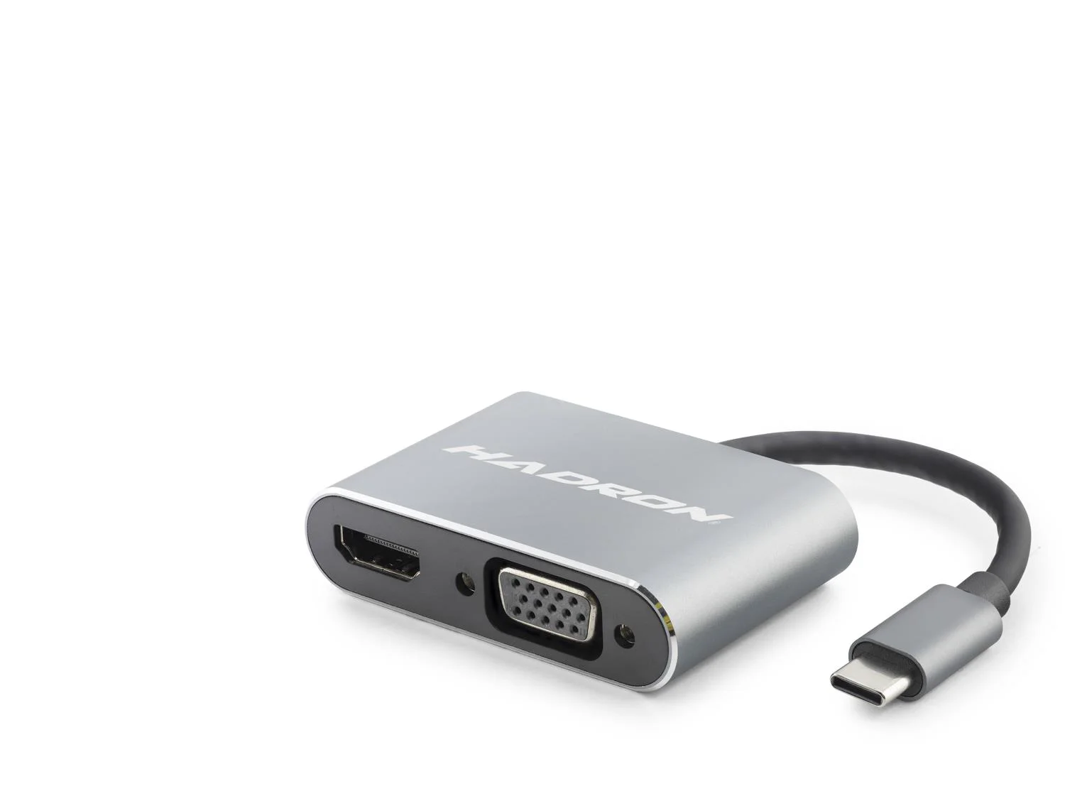 Type-C Hub Hdmi 4K Vga 2 Port Gri HDX7838 Type-C Hub Hdmi 4K Vga 2 Port Gri HDX7838