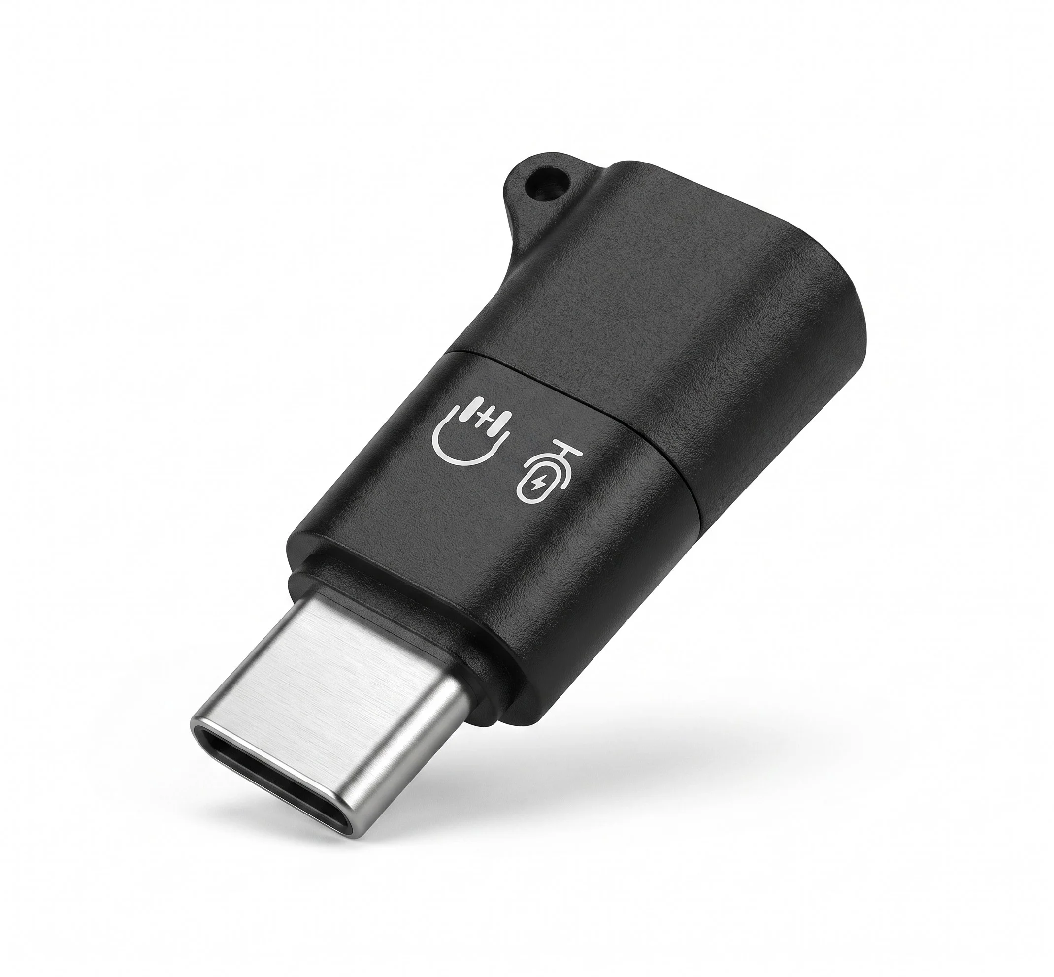 Type-C Kulaklık Mikrofon Ses Adaptörü Siyah HDX1085 Type-C Kulaklık Mikrofon Ses Adaptörü Siyah HDX1085