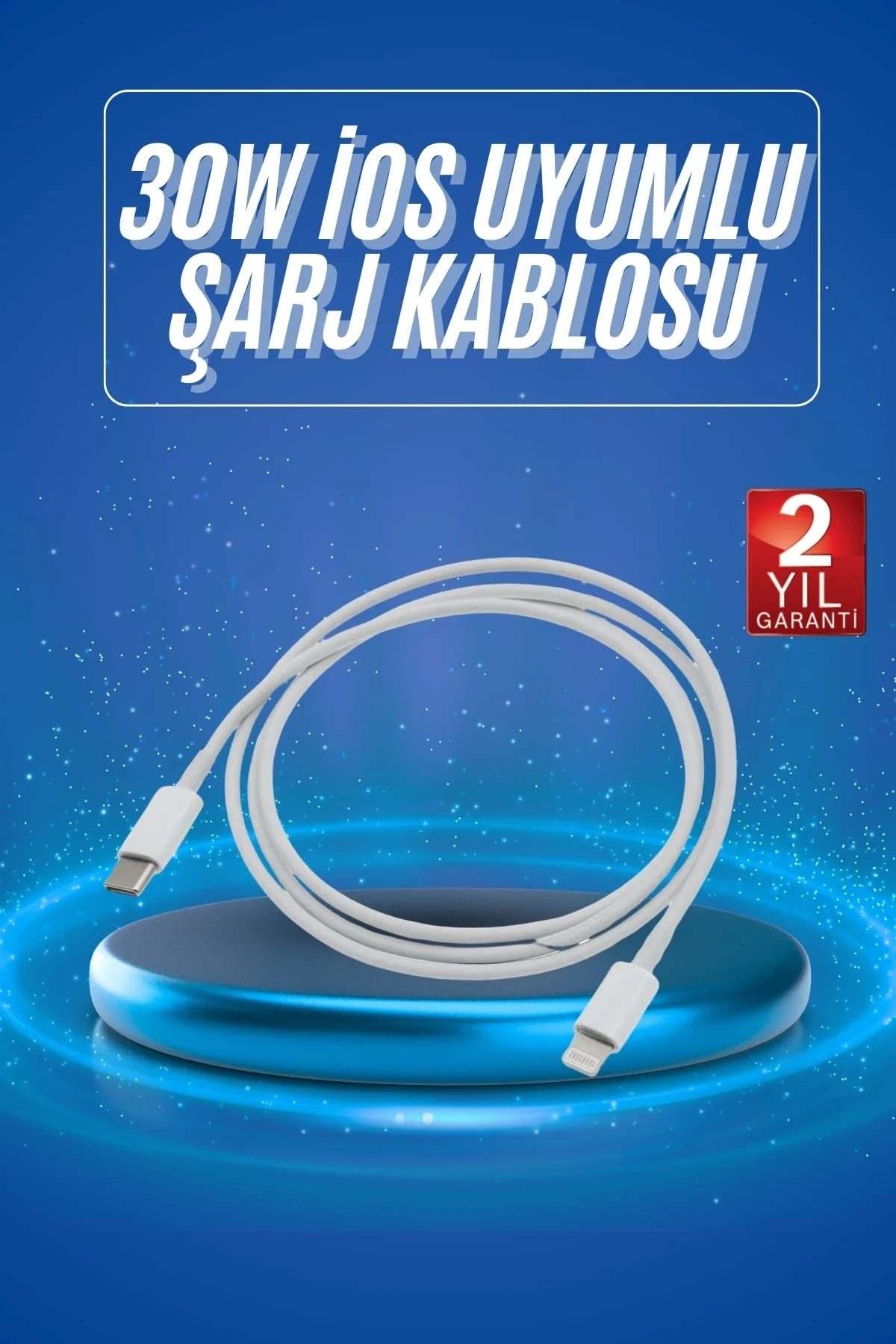 Type-C Ligtning 30W İOS Şarj Kablosu Hızlı Şarj Kablosu Fiyatı, Yorumları ve Özellikleri