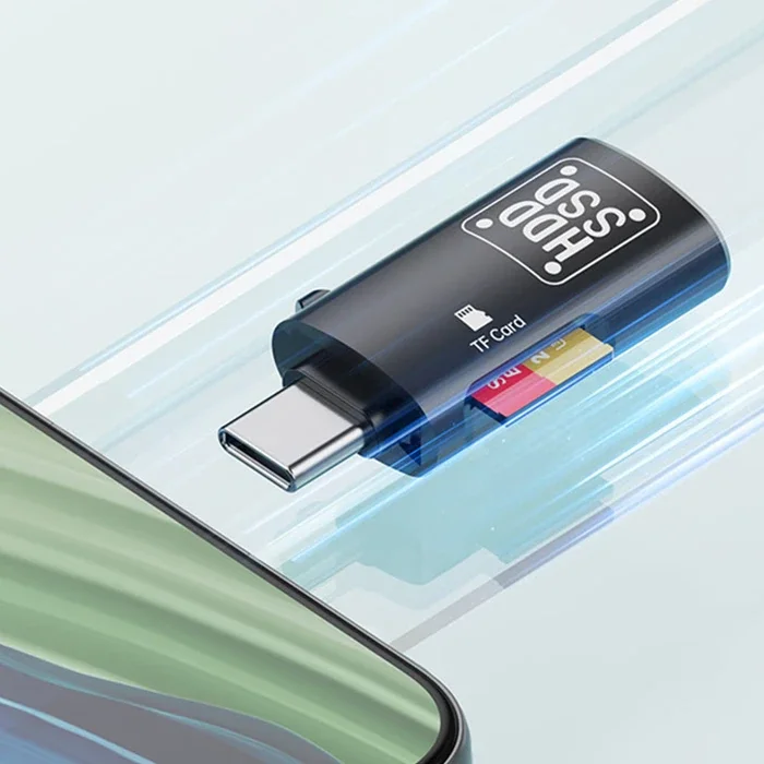 Type-C OTG Adaptörü - USB ve TF Kart Okuyucu ile Telefonunuzu Bilgisayara Dönüştürün