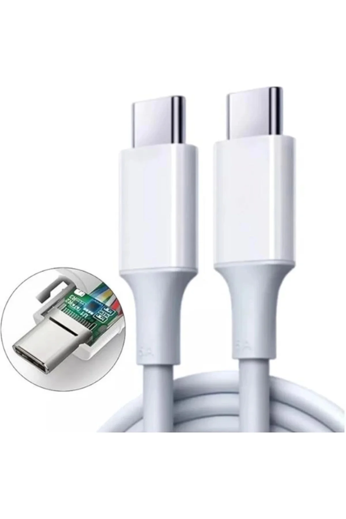 Type C Pd Kablo 100 Cm Şarj ve Data Kablosu 60W 3.4 Amper Hızlı Şarj Kablosu Usb C to usb c
