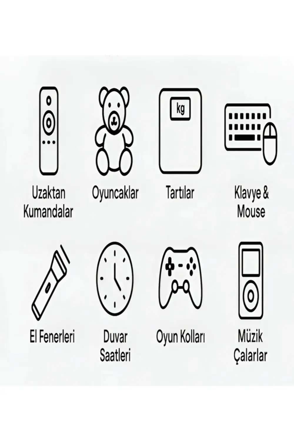Type-c Şarjlı 800mwh 1.5v Şarj Edilebilir 2’li Aaa İnce Pil - Lit