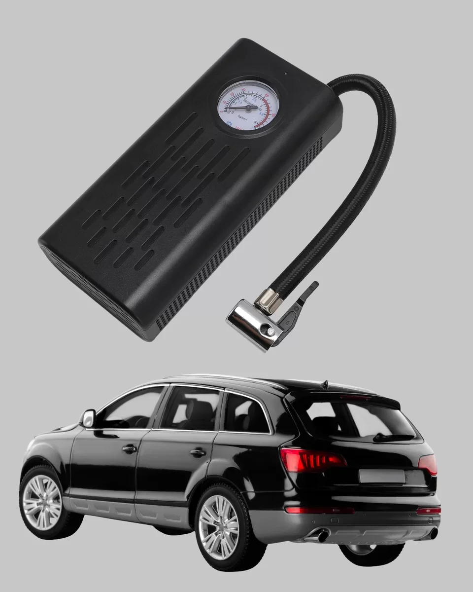 Type-C Şarjlı Güçlü Elektrikli Kompresör Motosiklet Oto Bisiklet 