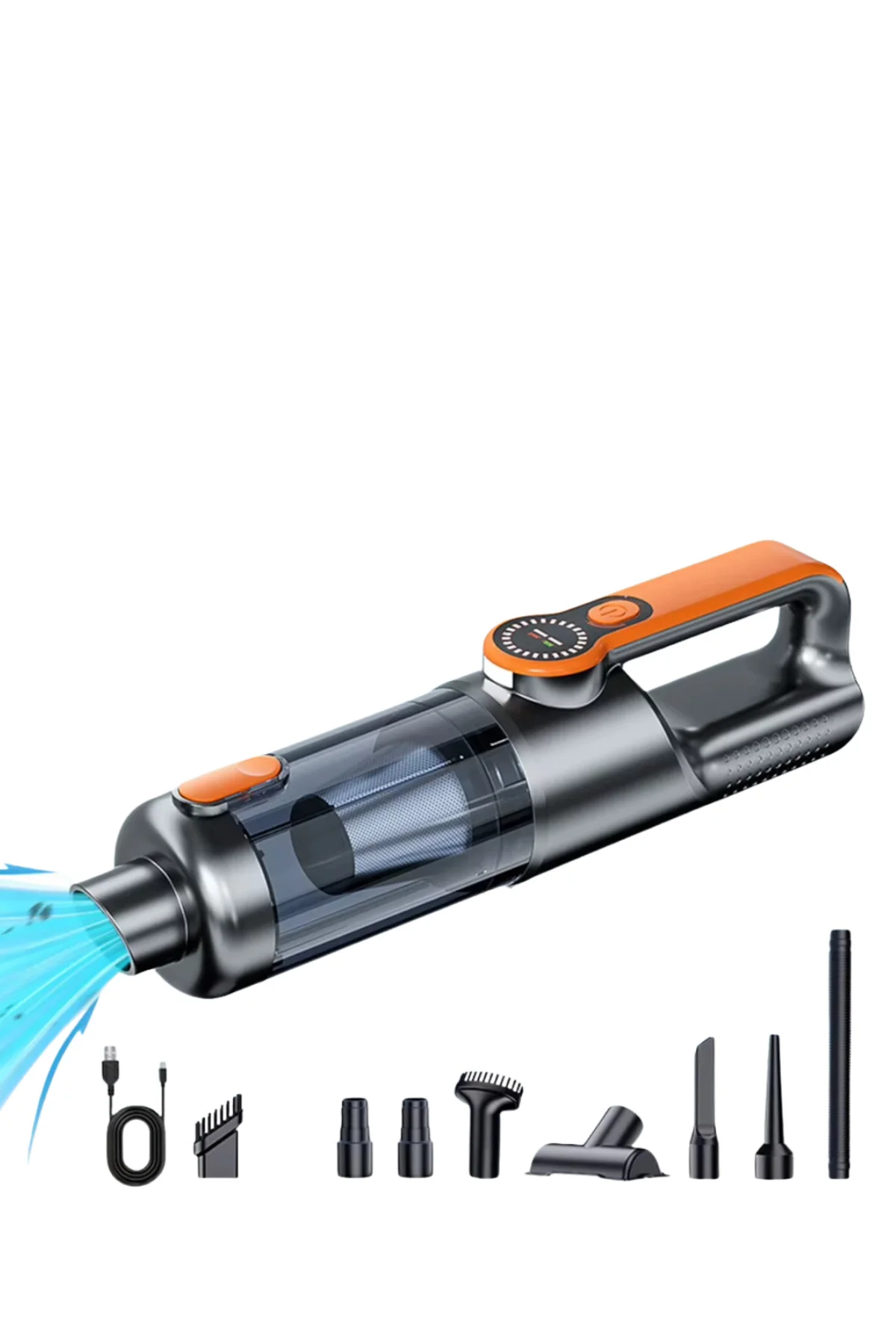 Type C Şarjlı Kablosuz El Süpürgesi Hafif ve Taşınabilir - Lisiny