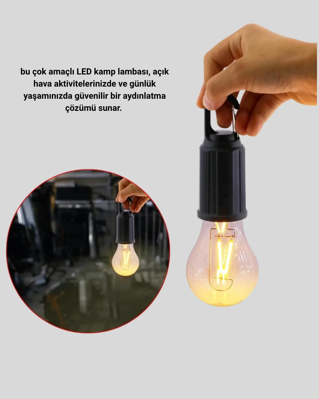 Type-C Şarjlı LED Kamp Lambası – Uzun Ömürlü Pil ve Yüksek Parlaklık Type-C Şarjlı LED Kamp Lambası – Uzun Ömürlü Pil ve Yüksek Parlaklık
