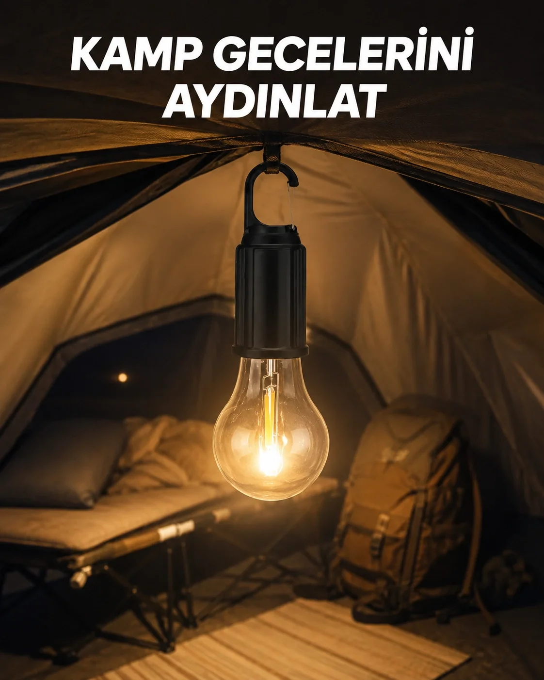 Type-C Şarjlı LED Kamp Lambası – Uzun Ömürlü Pil ve Yüksek Parlaklık Fiyatı, Yorumları ve Özellikleri
