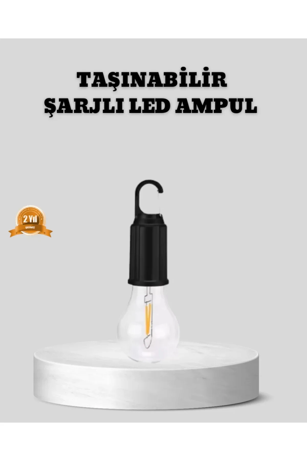 Type-C Şarjlı LED Kamp Lambası – Uzun Ömürlü Pil ve Yüksek Parlak