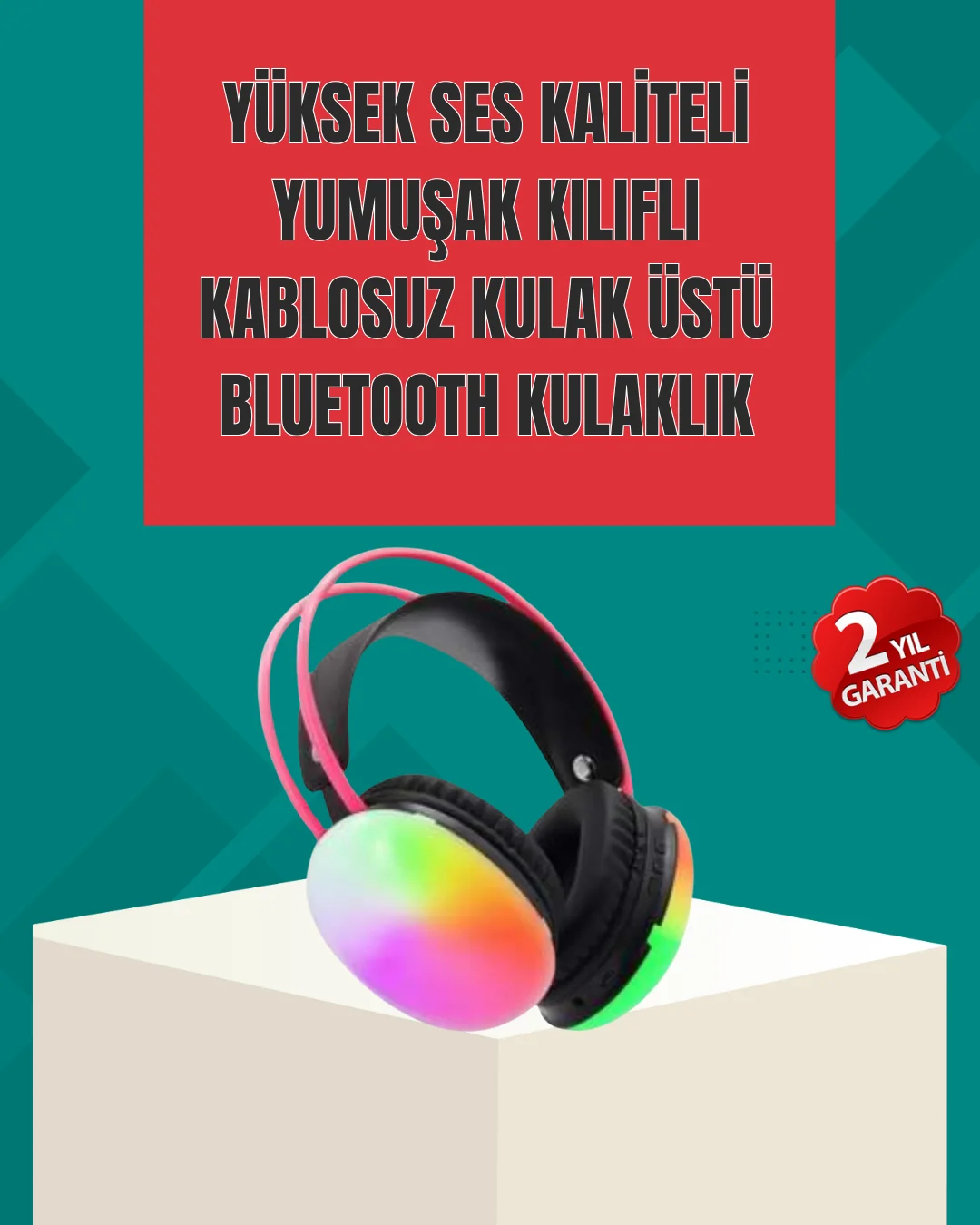 Type-C Şarjlı RGB Işıklı Bluetooth Oyuncu Kulaklığı Fiyatı, Yorumları ve Özellikleri