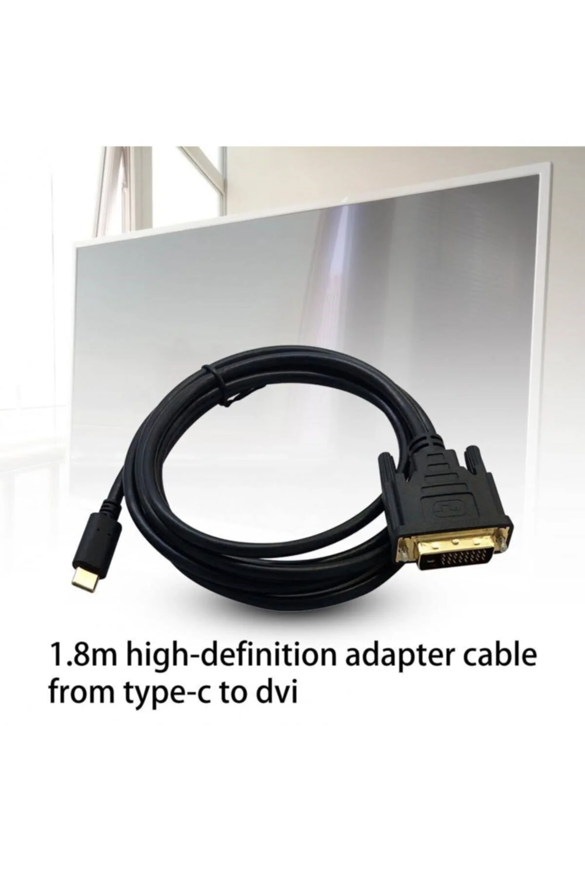 Type C To 24+1 Dvı Çevirici Kablo 1.8m