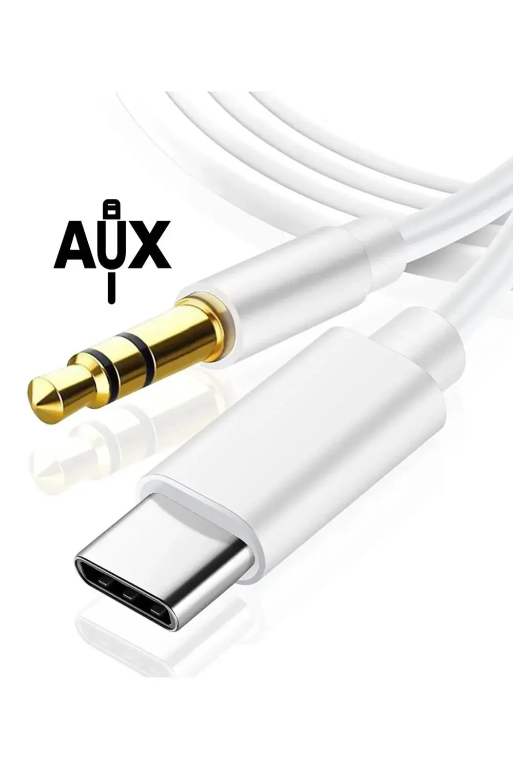 Type-c To 3.5 mm Aux Audio Kablo Araç İçi Uyumlu Aux Kablosu Araç