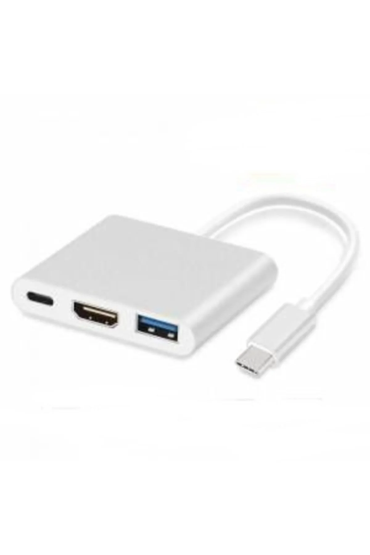 Type C To 4k Hdmı -usb 3.0-pd 3.0 60w Type C Çevirici