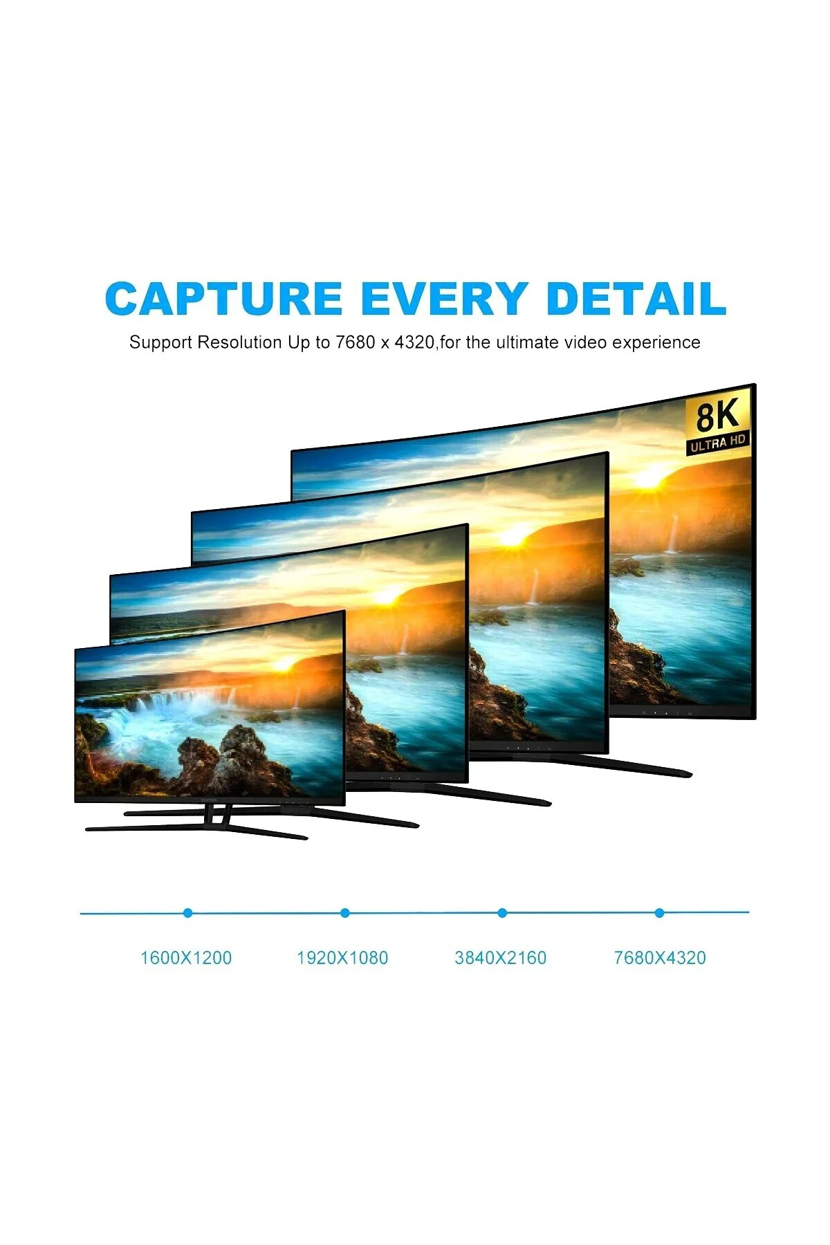 Type C To 8K Miini Display Port Çevirici Adaptör