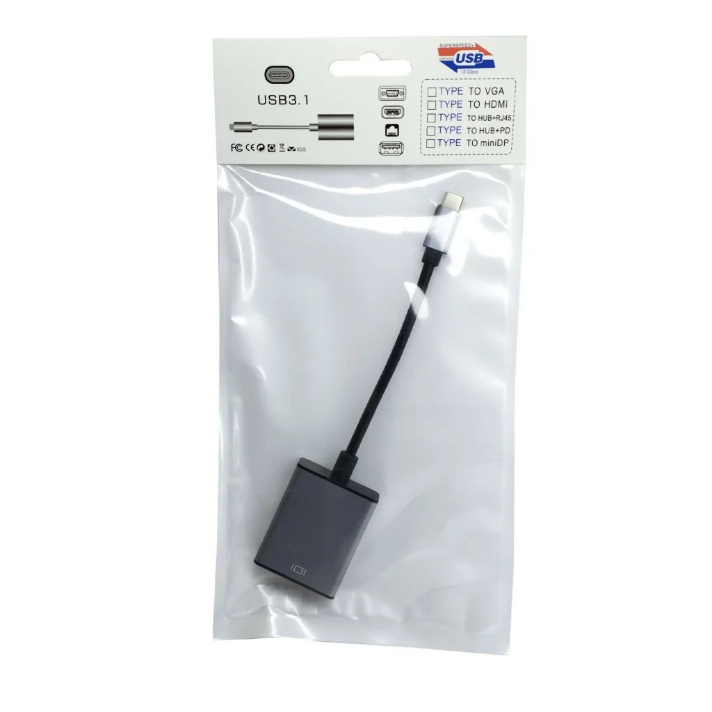 Type-C to HDMI 15cm Çevirici - 1080P Metal Adaptör