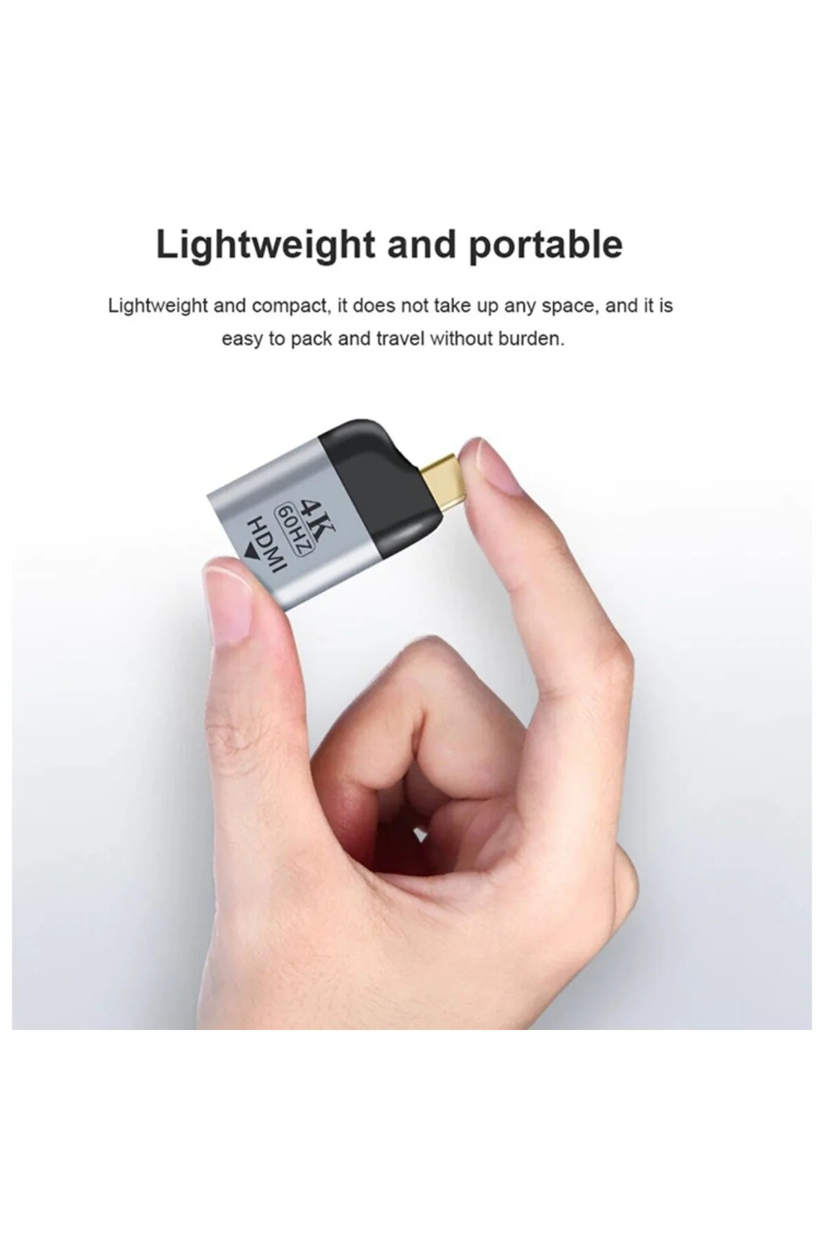 Type C To Hdmi 4k 60hz Çevirici Dönüştürücü Mini Adaptor