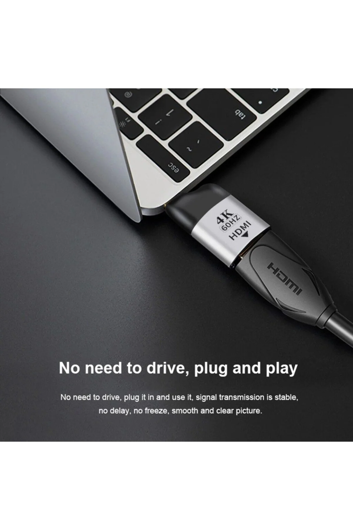 Type C To Hdmi 4k 60hz Çevirici Dönüştürücü Mini Adaptor