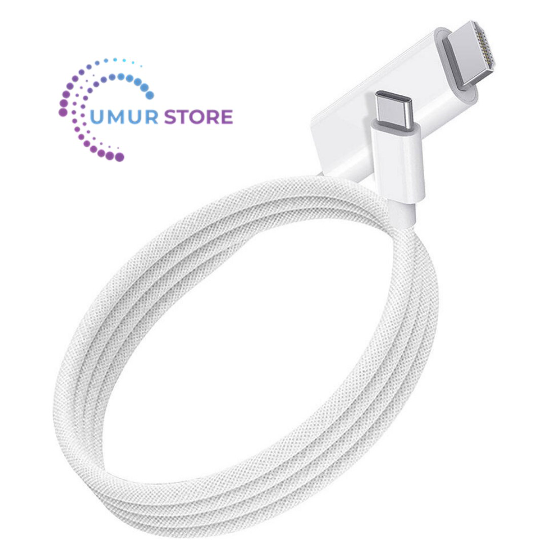 Type-C To HDMI (4K@60Hz) Kablo Wiwu WI-PS001 Pd Şarj ve Projeksiy