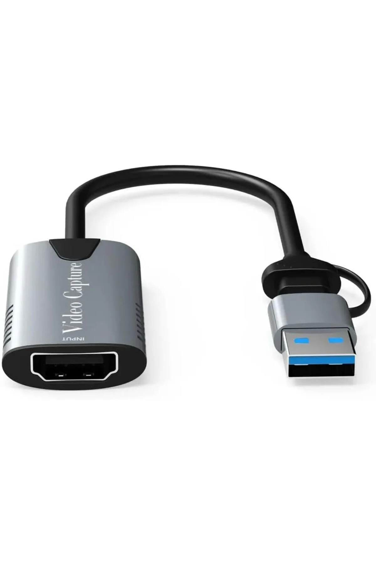 Type-c To Usb 2in1 Video Capture Yakalama Kartı 4K 1080P Uçlu HDM