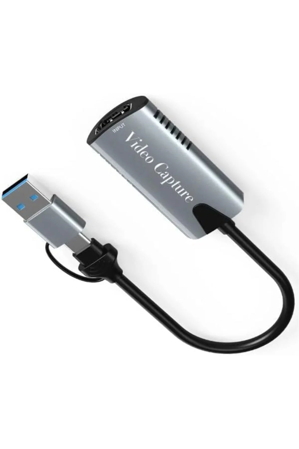 Type-c To Usb 2in1 Video Capture Yakalama Kartı 4K 1080P Uçlu HDM