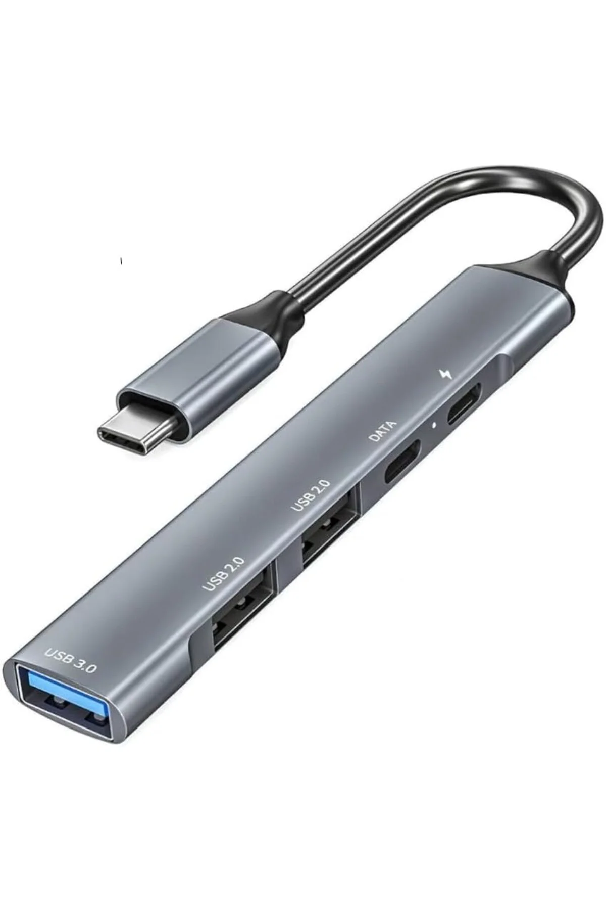Type-c To Usb 5in1 PD Typec Usb 3.0/2.0 Port Çoklayıcı Macbook Air Pro Uyumlu Çevirici Dönüş