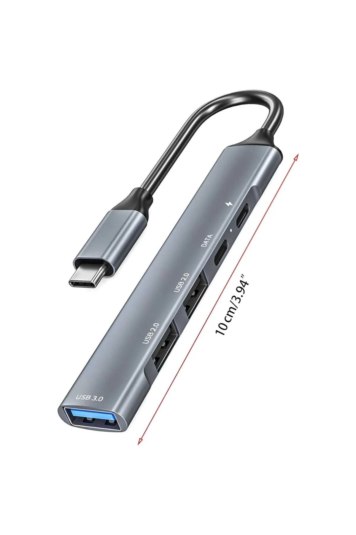 Type-c To Usb 5in1 PD Typec Usb 3.0/2.0 Port Çoklayıcı Macbook Air Pro Uyumlu Çevirici Dönüş