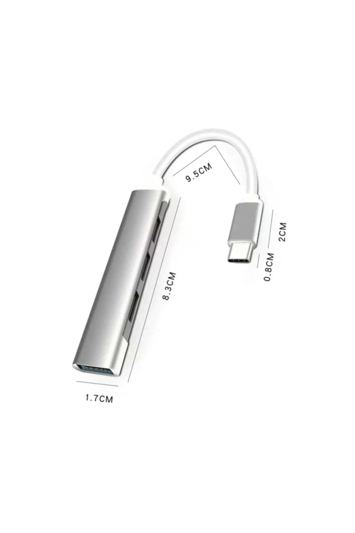 Type-c To Usb Hub 4 Port Çoklayıcı Macbook Ile İle Uyumlu Çoğaltıcı Type C To Usb
