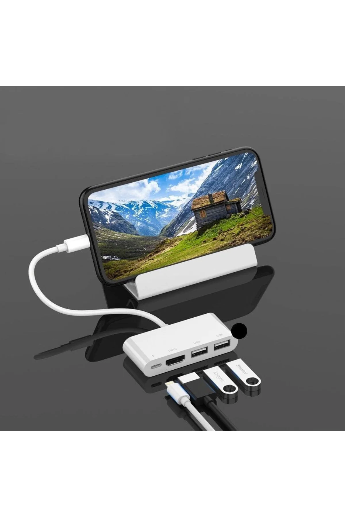 Type-c Usb 3.0 Çoklayıcı Hub Dönüştürücü Çevirici Macbook, Type C USB Çoklayıc