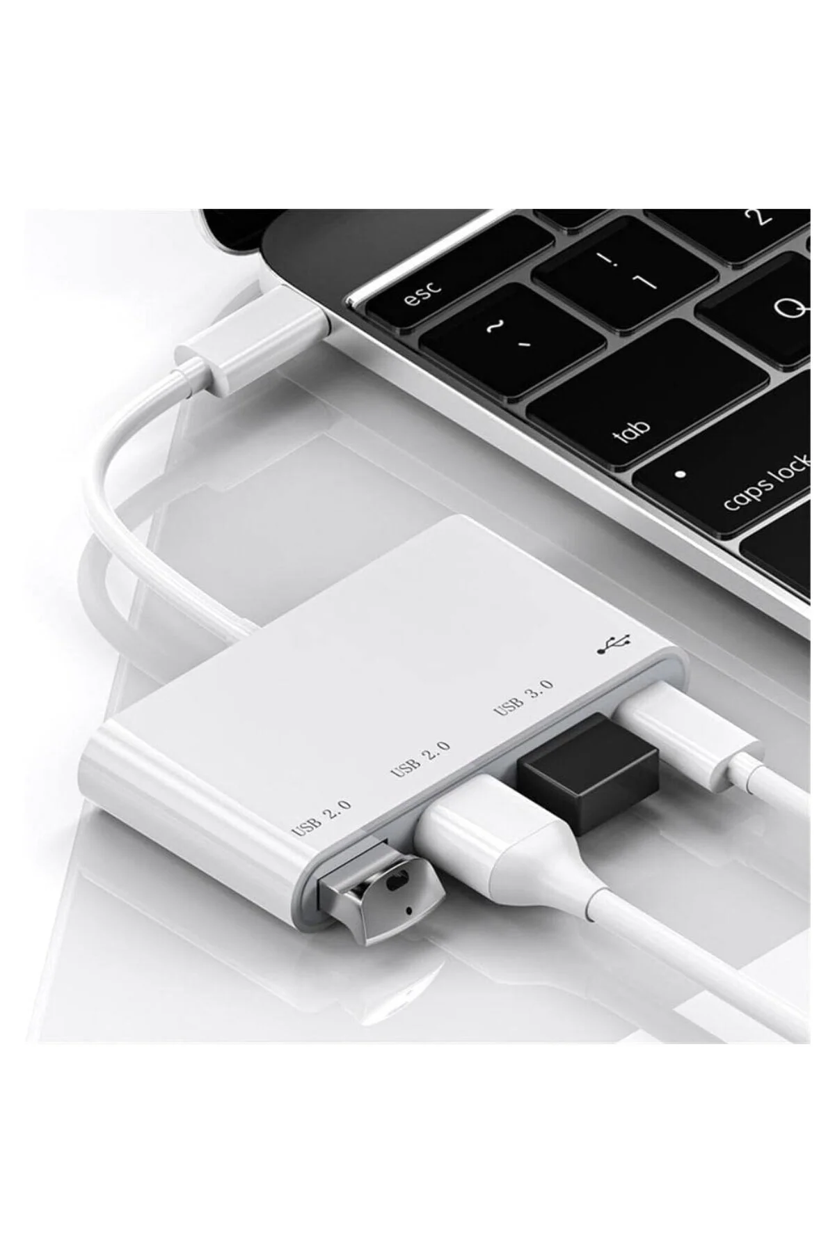 Type-c Usb 3.0 Çoklayıcı Hub Dönüştürücü Çevirici Macbook, Type C USB Çoklayıc