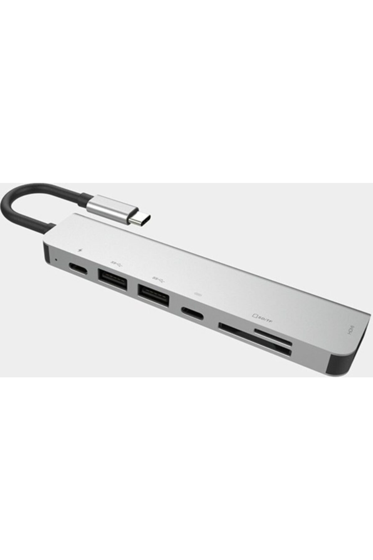 Pmr Type C Usb 3.1 7 İn1 Adaptör 4K Hmi-2*Usb 3.0 Sd-Microsd Kart Oku