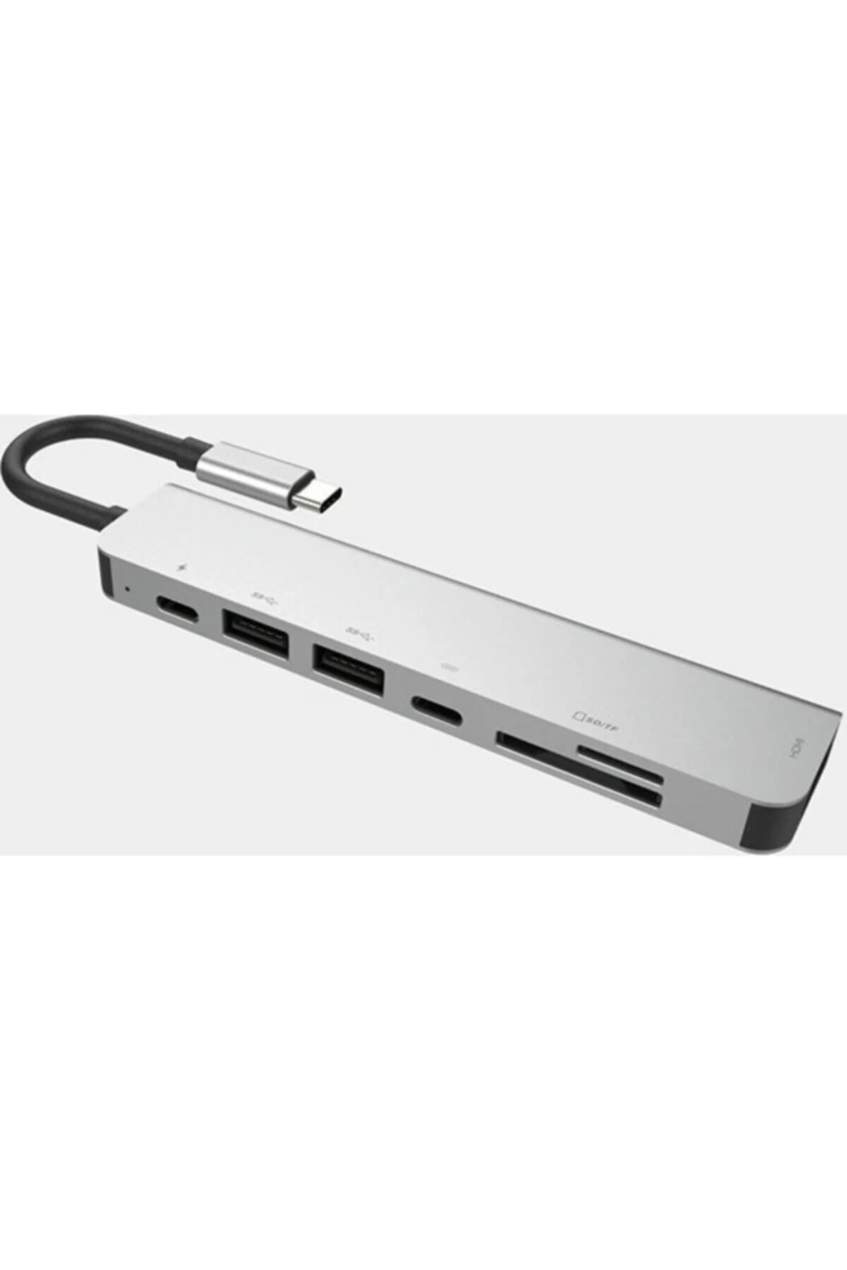 Type C Usb 3.1 7 In1 Adaptör 4k Hmi-2*usb 3.0 Sd-microsd Kart Oku