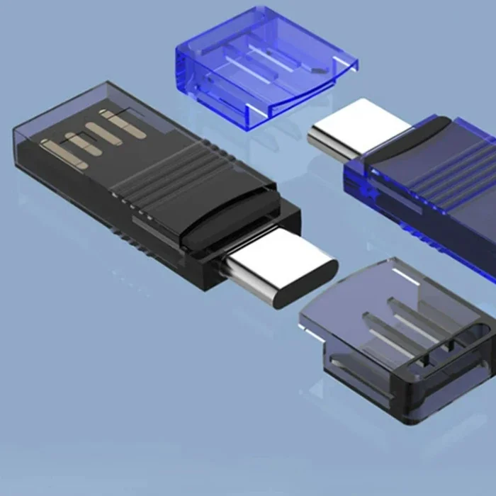 Type-C USB-C Micro TF Kart Okuyucu – Android Telefon Tablet ve Bilgisayarla Uyumlu Taşınabilir Hafıza Kartı Reader