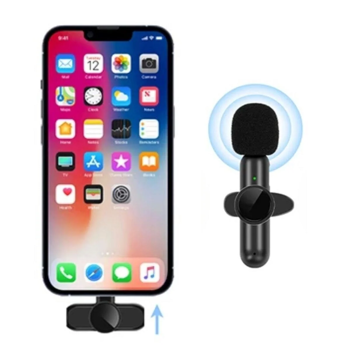 Type C Uyumlu İphone Dönüştürücülü Kablosuz Yaka Mikrofonu Android Ve İphone Uyumlu Mini Mikrofon Bx40 Fiyatı, Yorumları ve Özellikleri