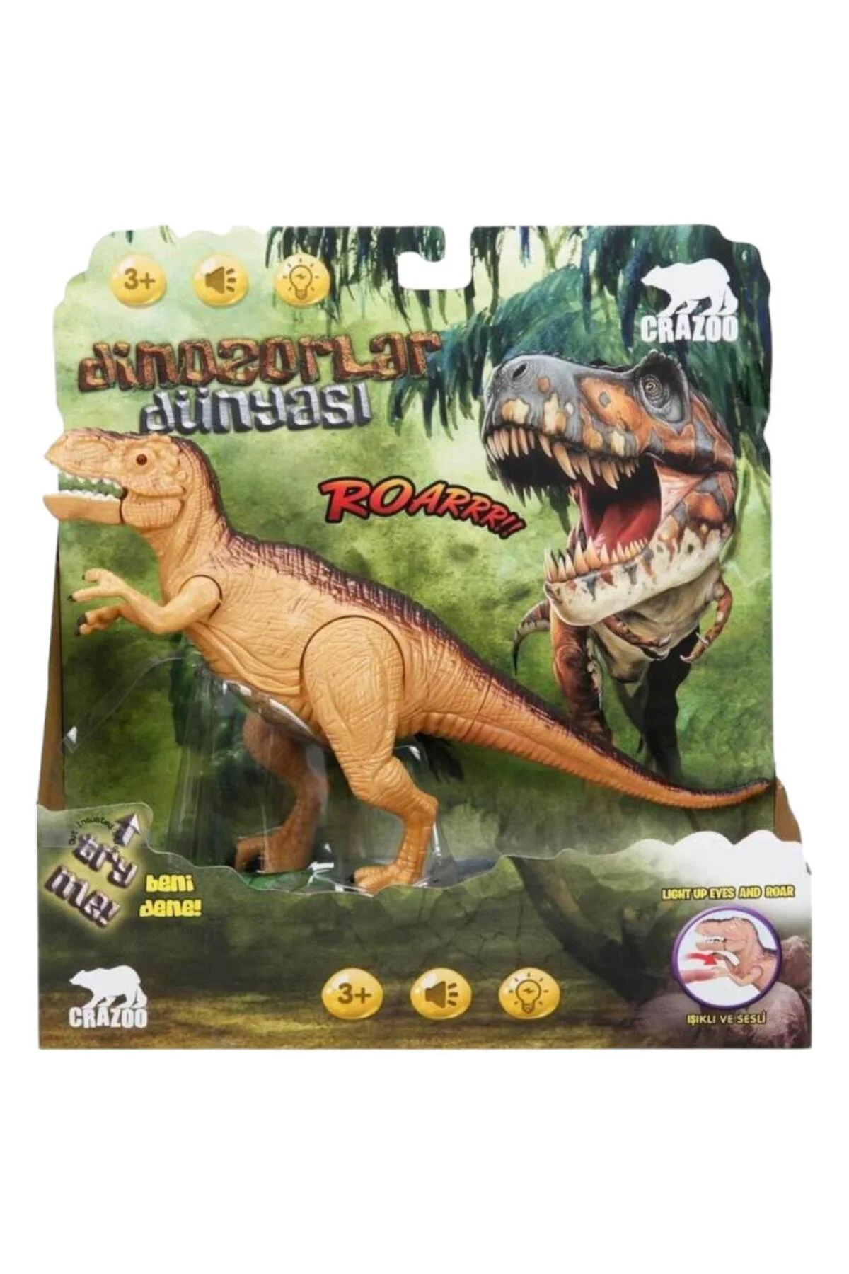 Tyrannosaurus Rex Dinozor Işıklı Sesli - RS6171 (Lisinya) TYGOO