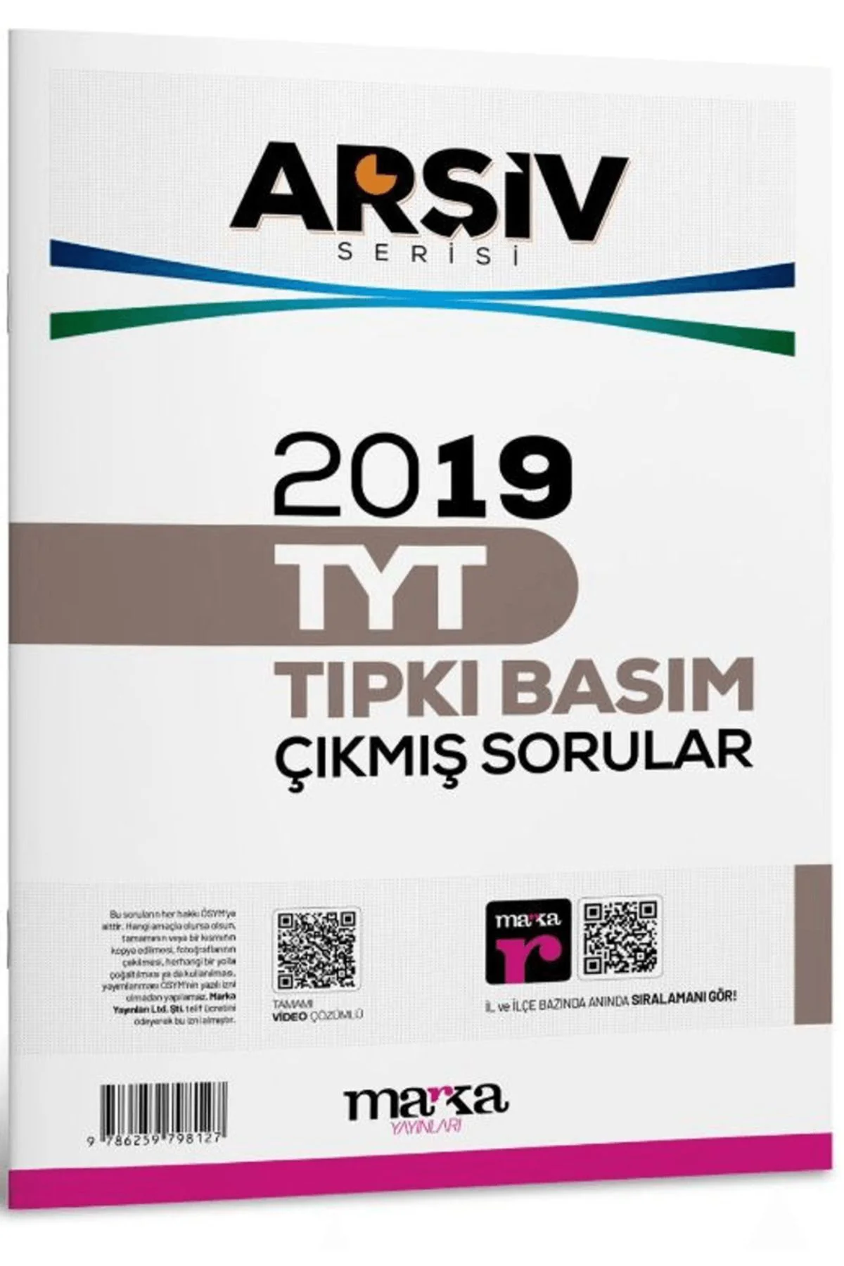 TYT 2019 Tıpkı Basım Çıkmış Sorular | Video Çözümlü | Arşiv Seris