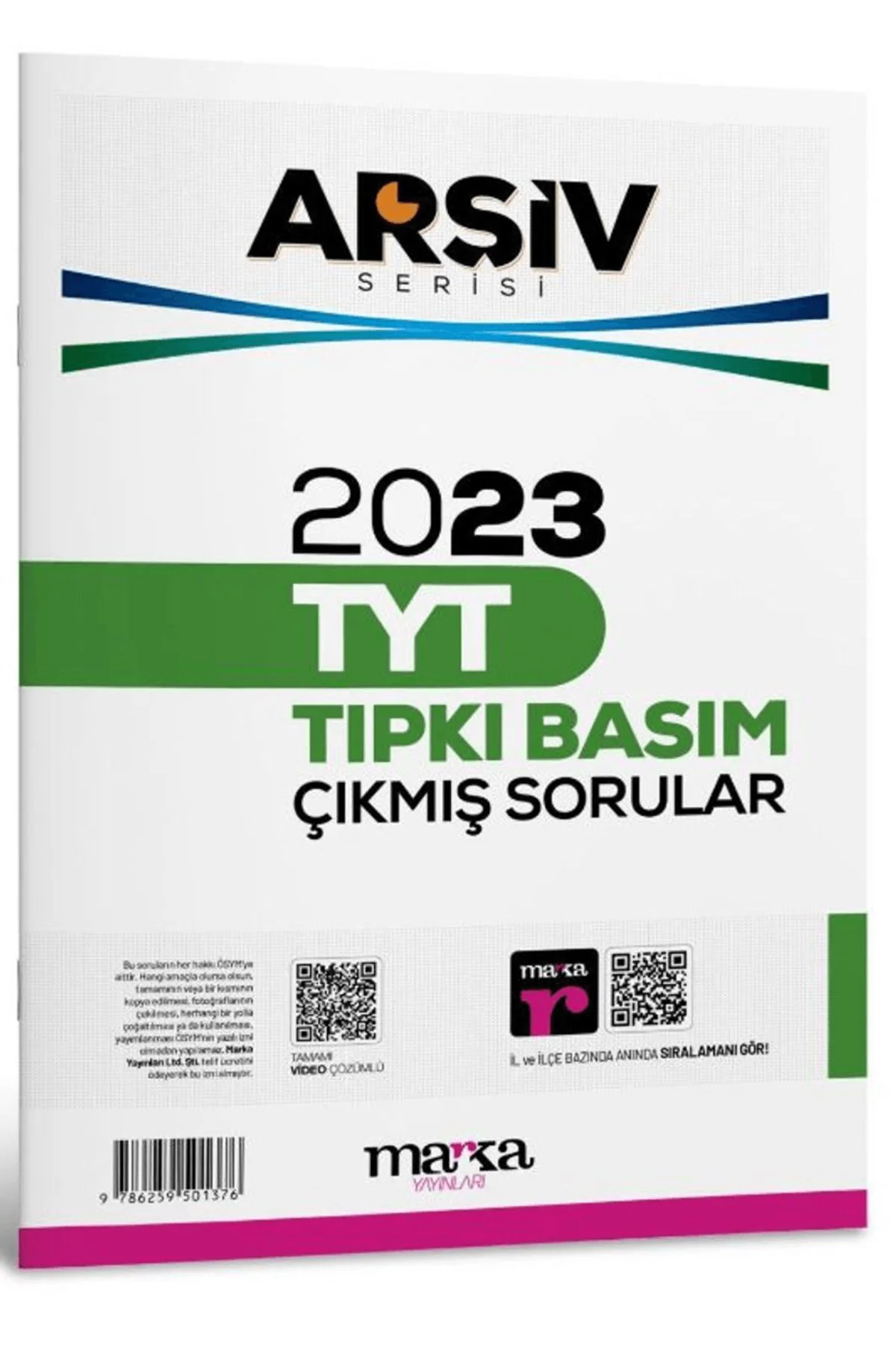 TYT 2023 Tıpkı Basım Çıkmış Sorular | Video Çözümlü | Arşiv Seris